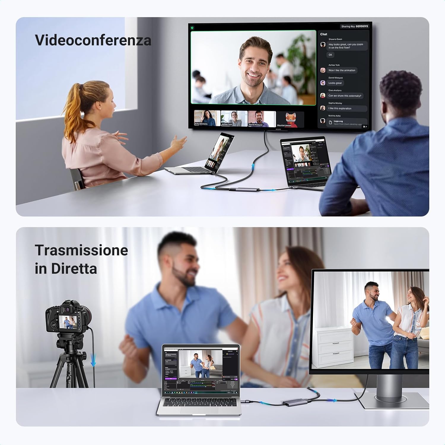 Thumbnail 3 de UGREEN HDMI Video Capture 4K 30 Hz con Loop Out e registrazione 2K: scheda di acquisizione per OBS, PC, PS5, Xbox e altro