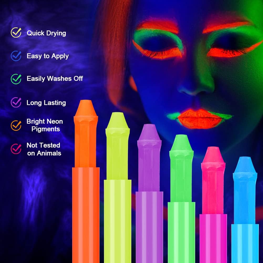 Thumbnail 2 de AOOWU matite neon trucco viso 6 colori