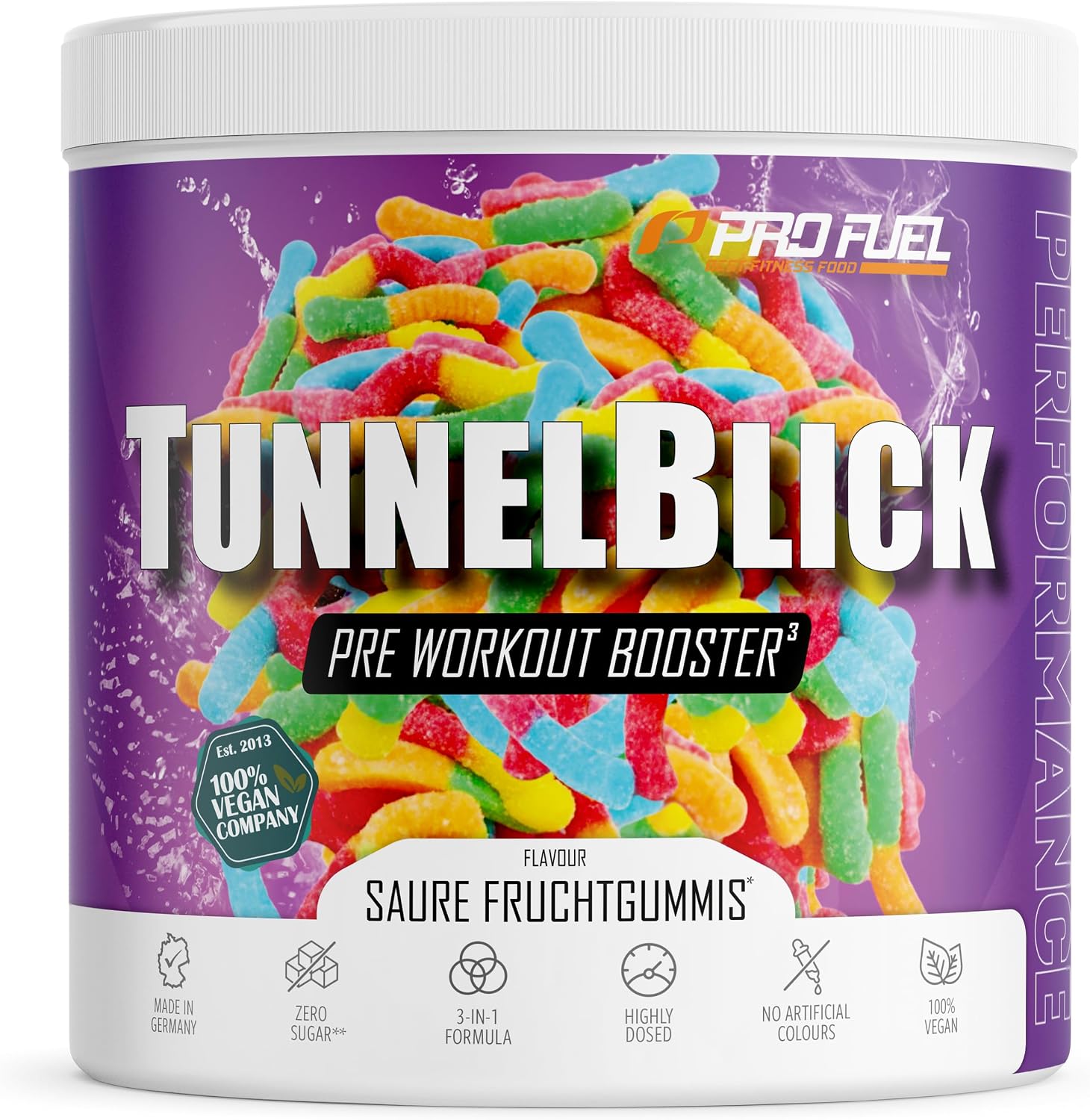 Detalle de TUNNELBLICK Pre-Workout-BoosterÂł 440 g đŹ