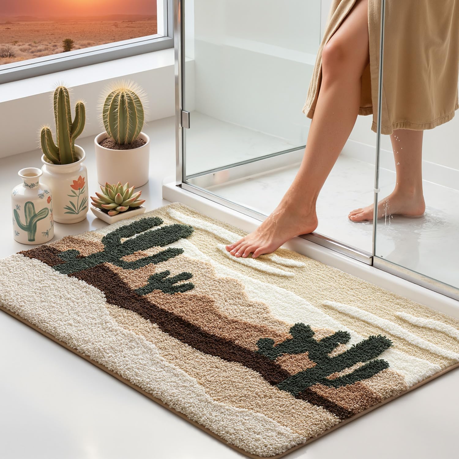 Detalle de DEXI tapis salle de bain 50 x 80 cm