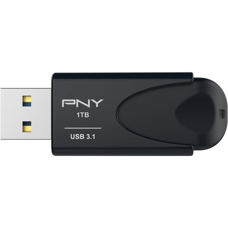 Thumbnail 1 de PNY Attaché 4 USB 3.2 Gen 1 (1 TB) – Pendrive negro para almacenar y compartir documentos