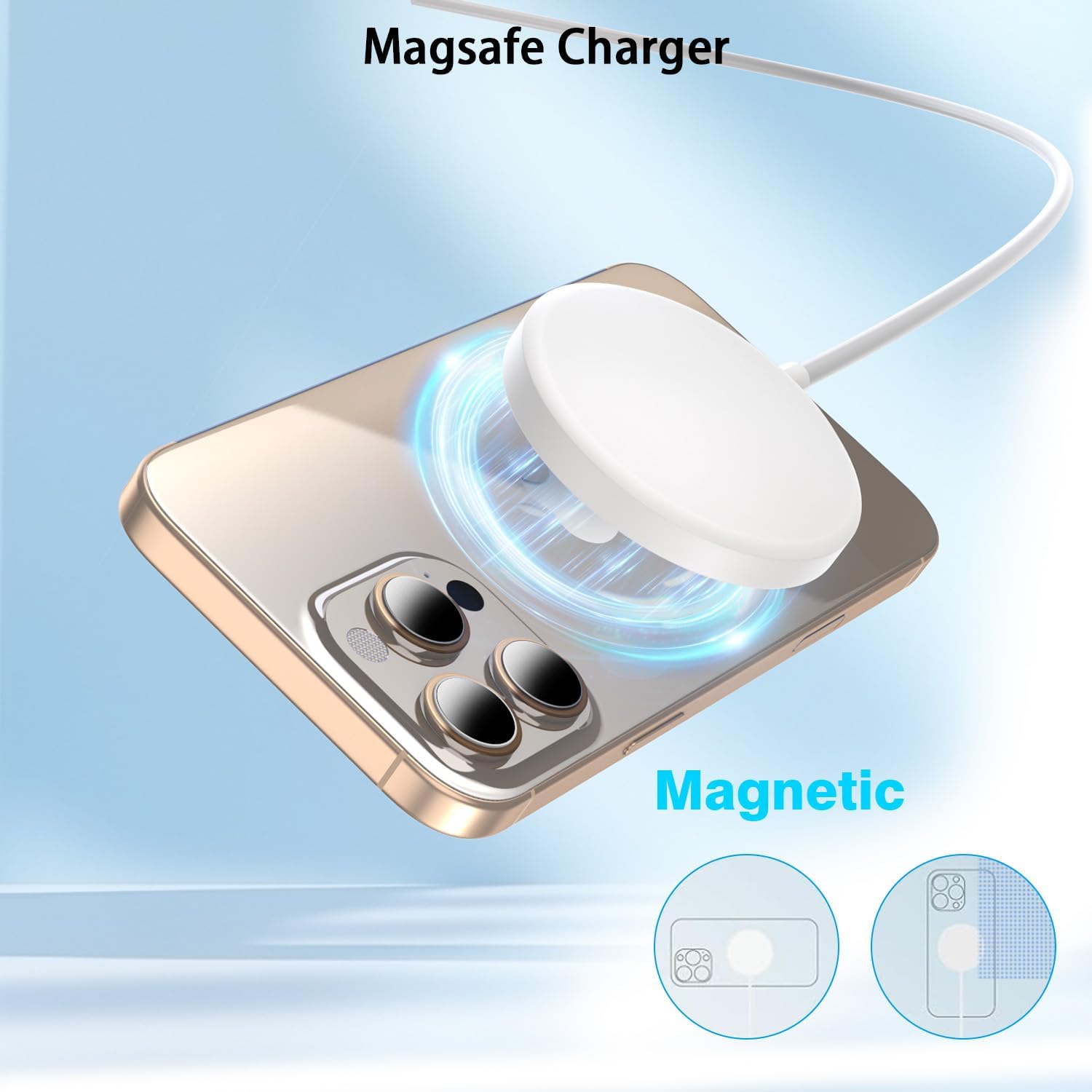 Thumbnail 2 de Magnetic iPhone 10FT Wireless Charger