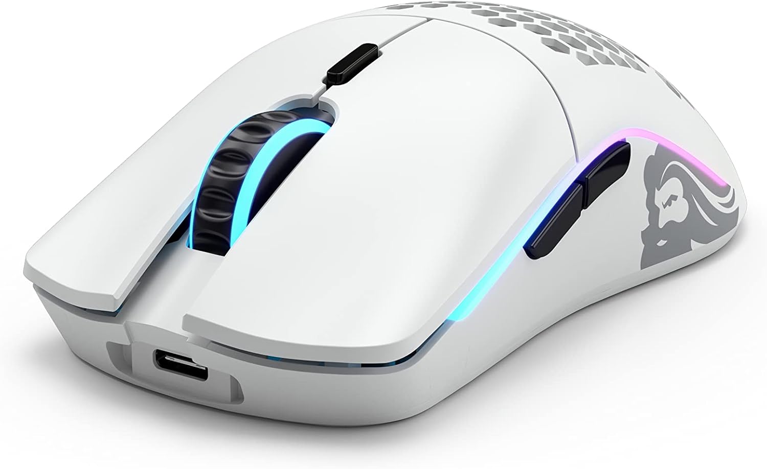 Detalle de GLORIOUS Model O Wireless GLO-MS-OW-MW ゲーミングマウス 69g・2.4GHz・RGB
