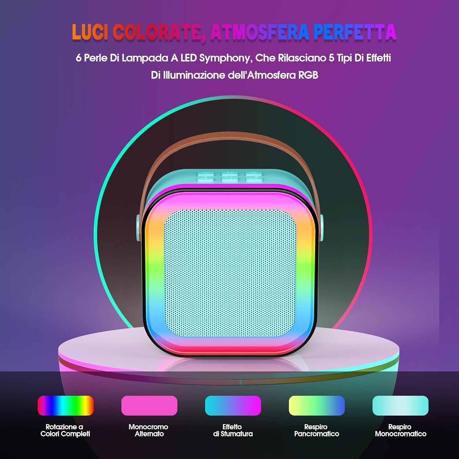 Thumbnail 4 de Microfono Bambini Karaoke Wireless 3-12 Anni
