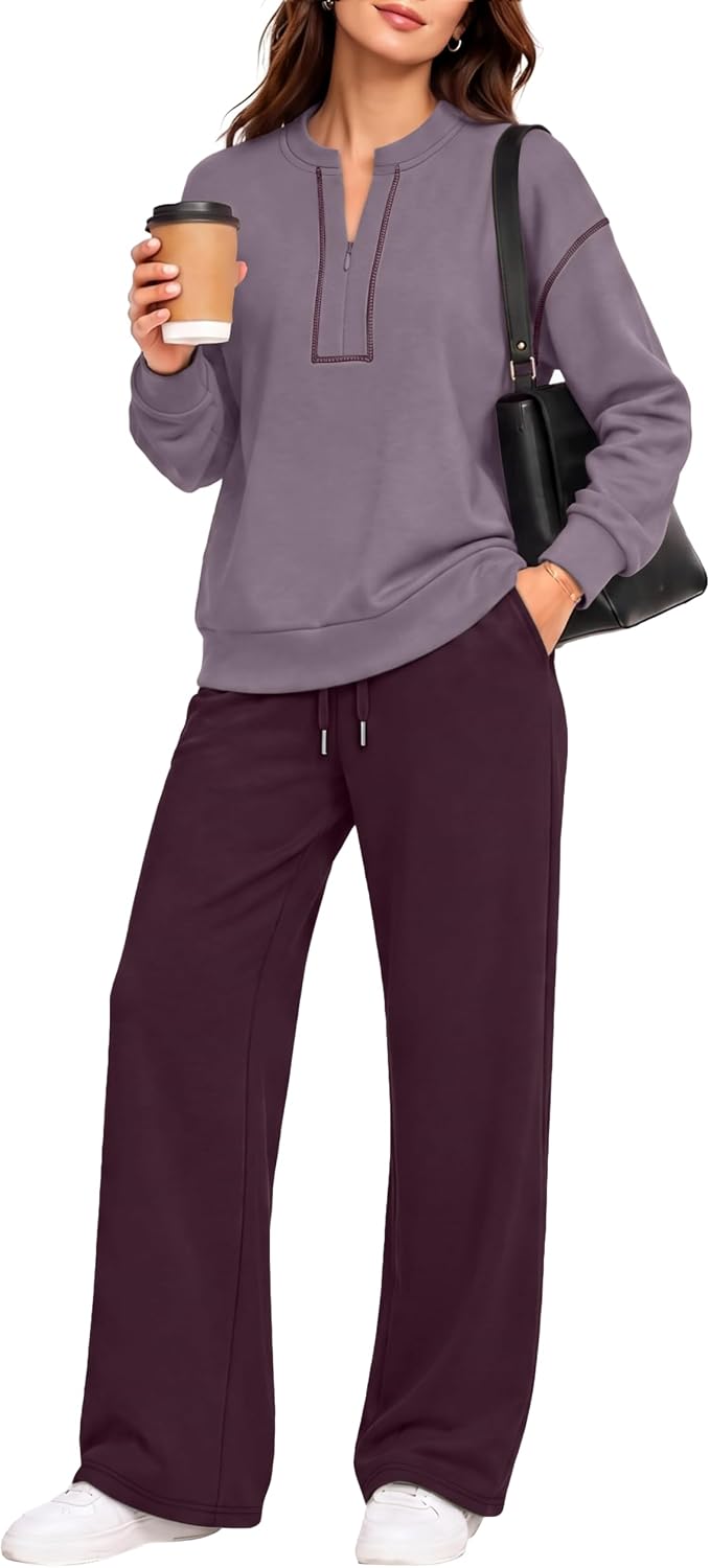 Detalle de Sipaya Women's Lounge Set, Half-Zip