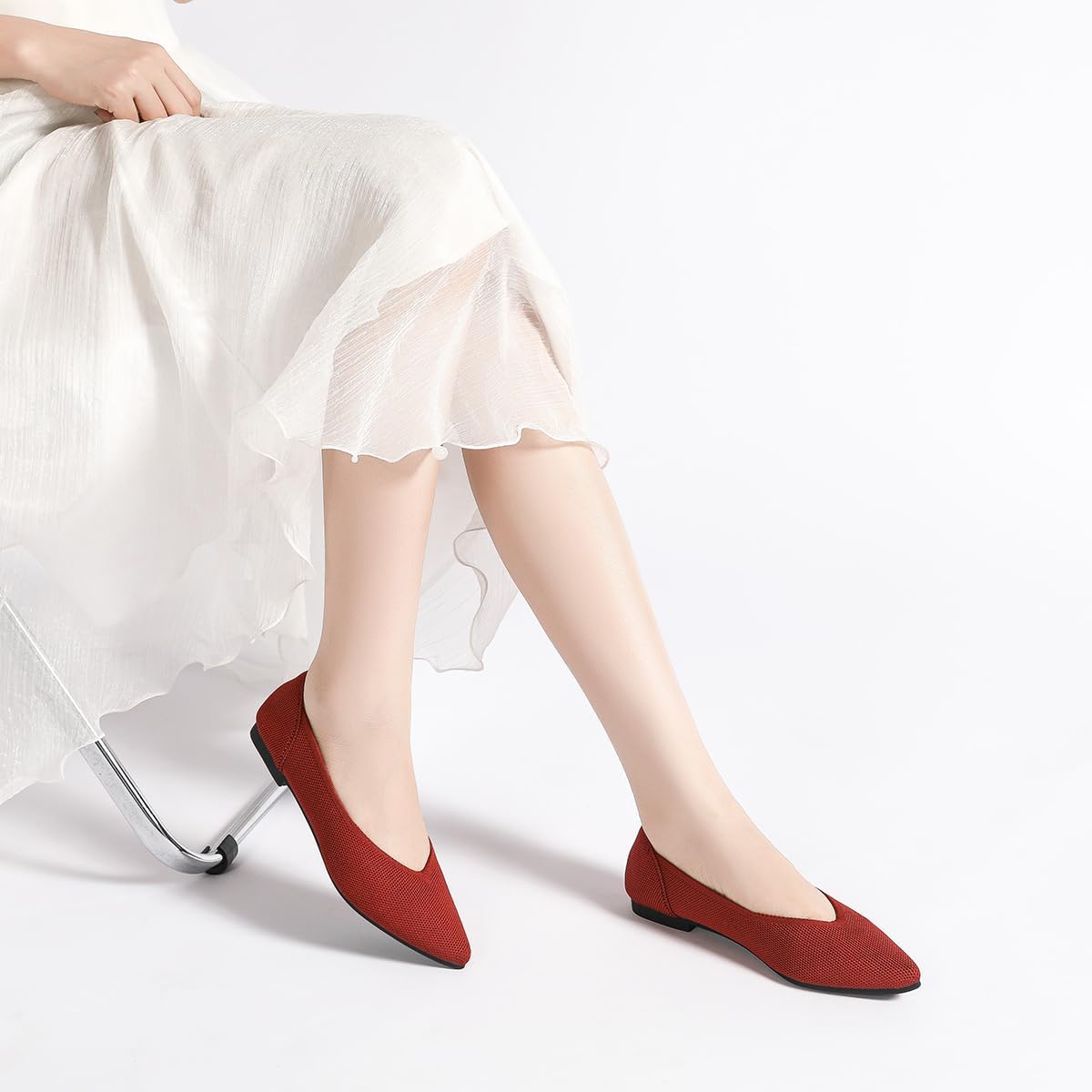 Thumbnail 1 de Semwiss Women's Ballet Flats: Comfortable Leopard Dressy Shoes for Work and Everyday Wear
