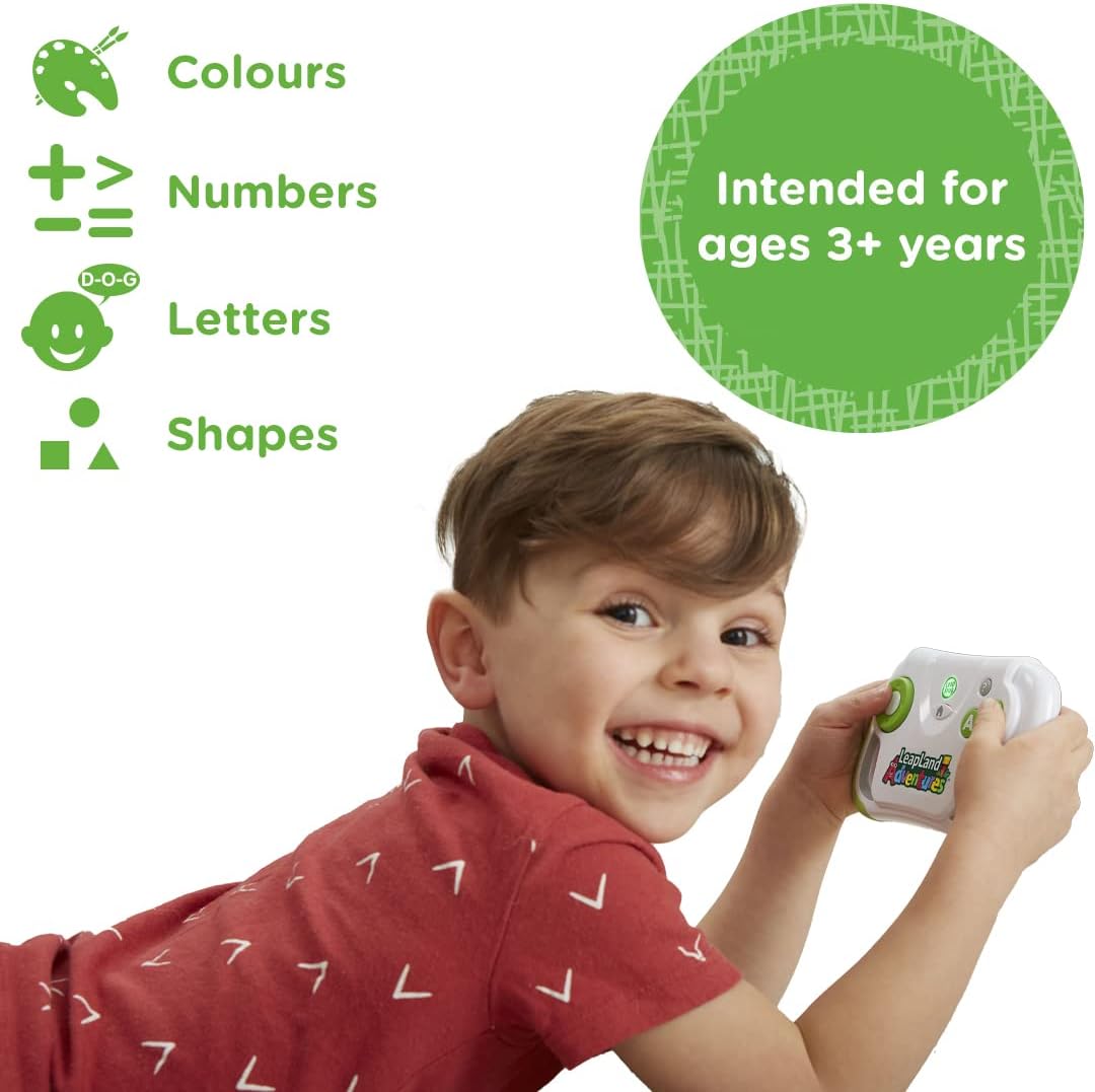 Detalle de LeapFrog LeapLand Adventures kids game console with 150+ learning activities (3 years+)