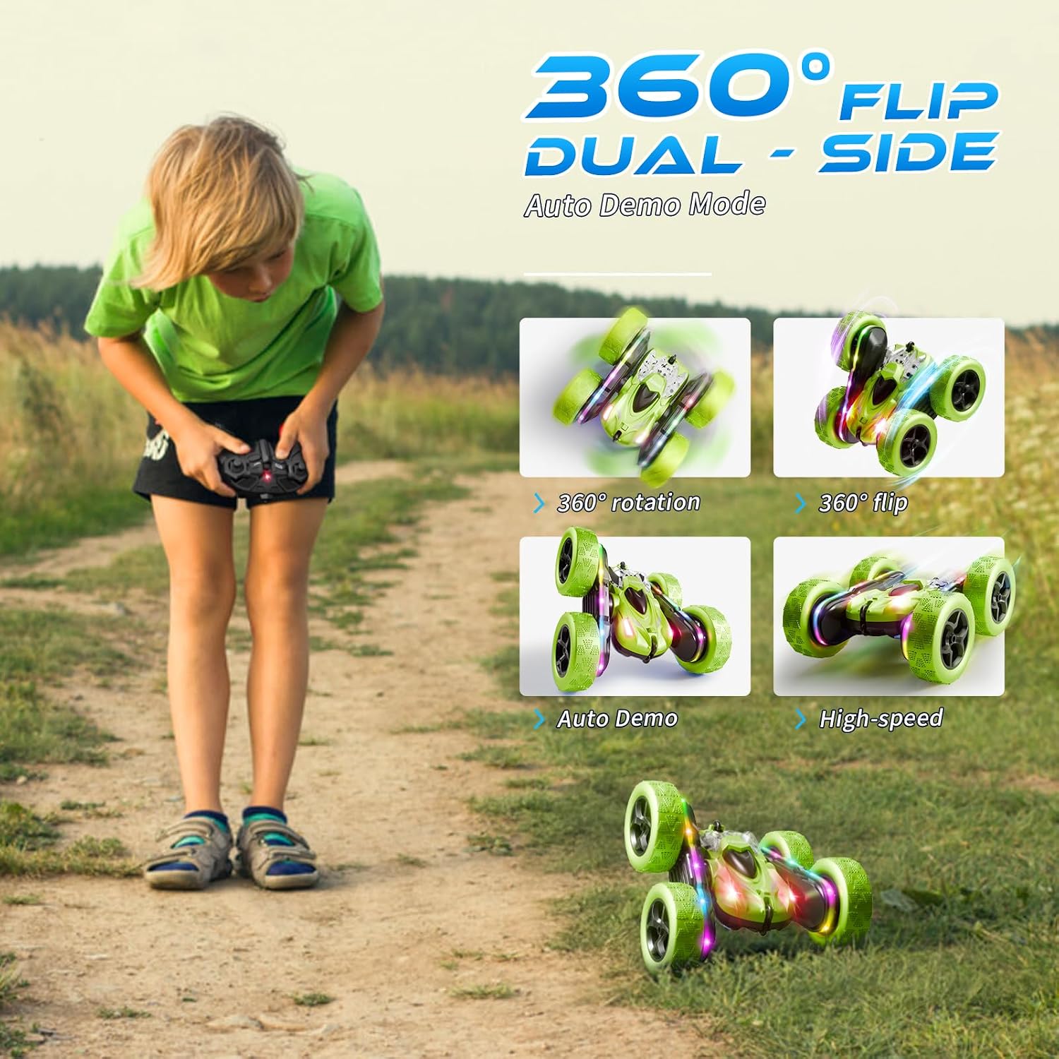 Thumbnail 4 de Zalneo 4WD RC Stunt Car with 360° Flips