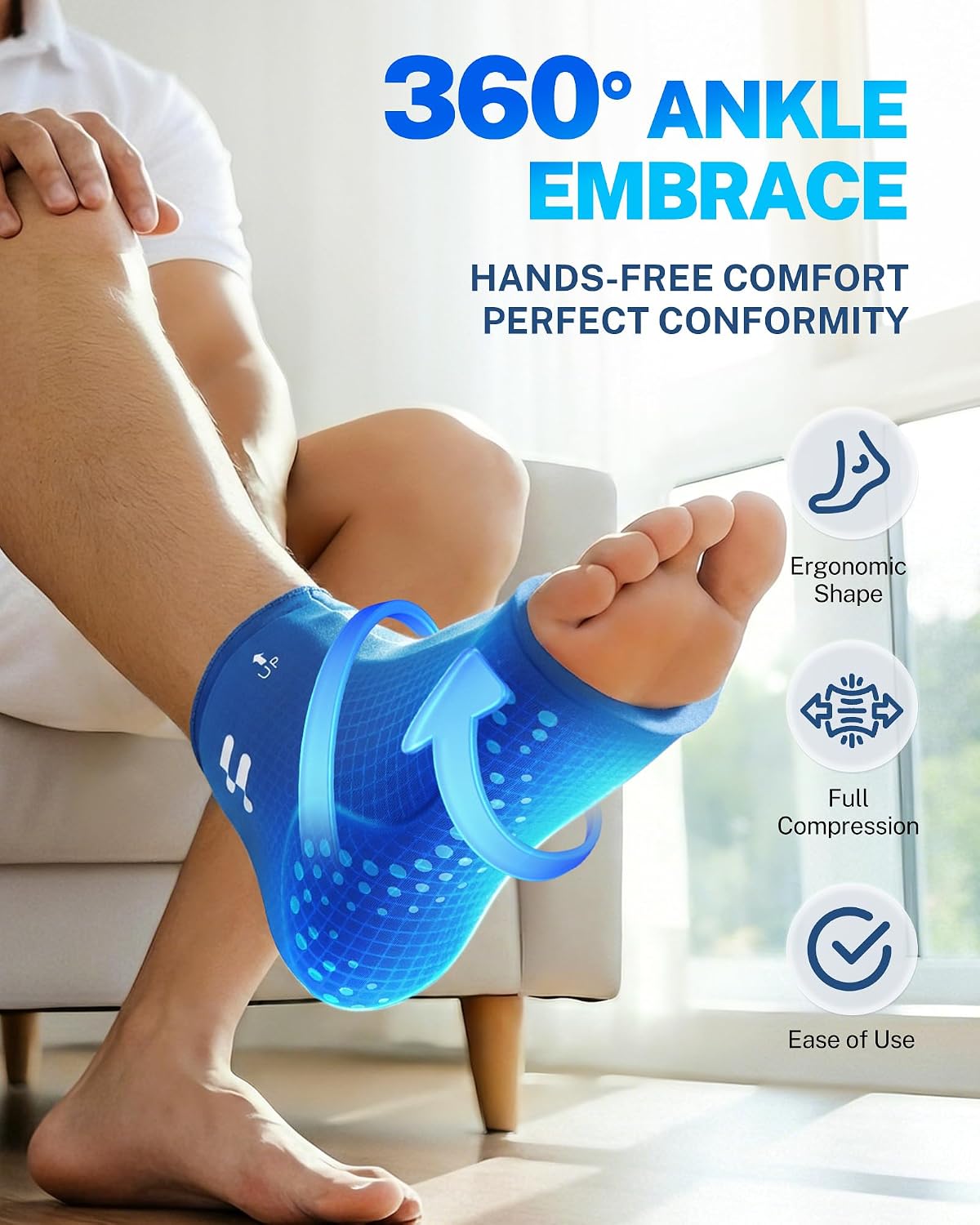 Thumbnail 3 de Fitomo Ankle Ice Pack Wrap review: targeted cold and heat therapy for sprains, plantar fasciitis and more