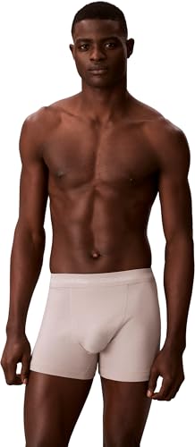 Detalle 1 de Calvin Klein Herren Trunks im 3er-Pack, Cotton Stretch, mittlere Leibhöhe, Größe L