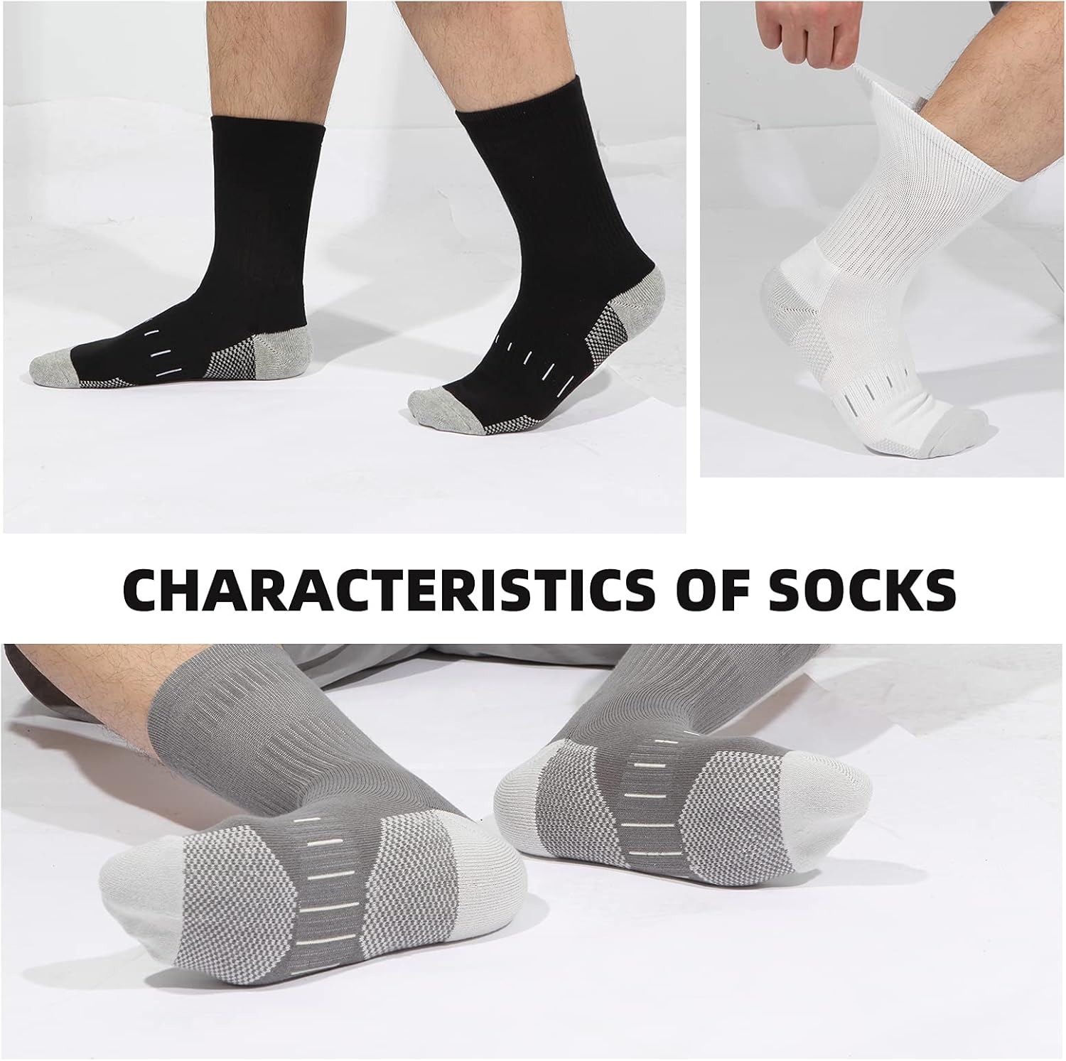 Thumbnail 4 de BUDERMMY Socken Herren 43-46 Gepolstert