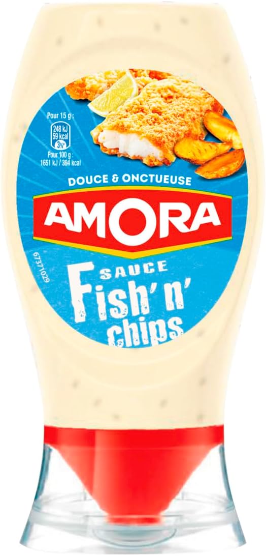 Detalle de Amora Sauce Fish'n'Chips 251 g – Pack de 8