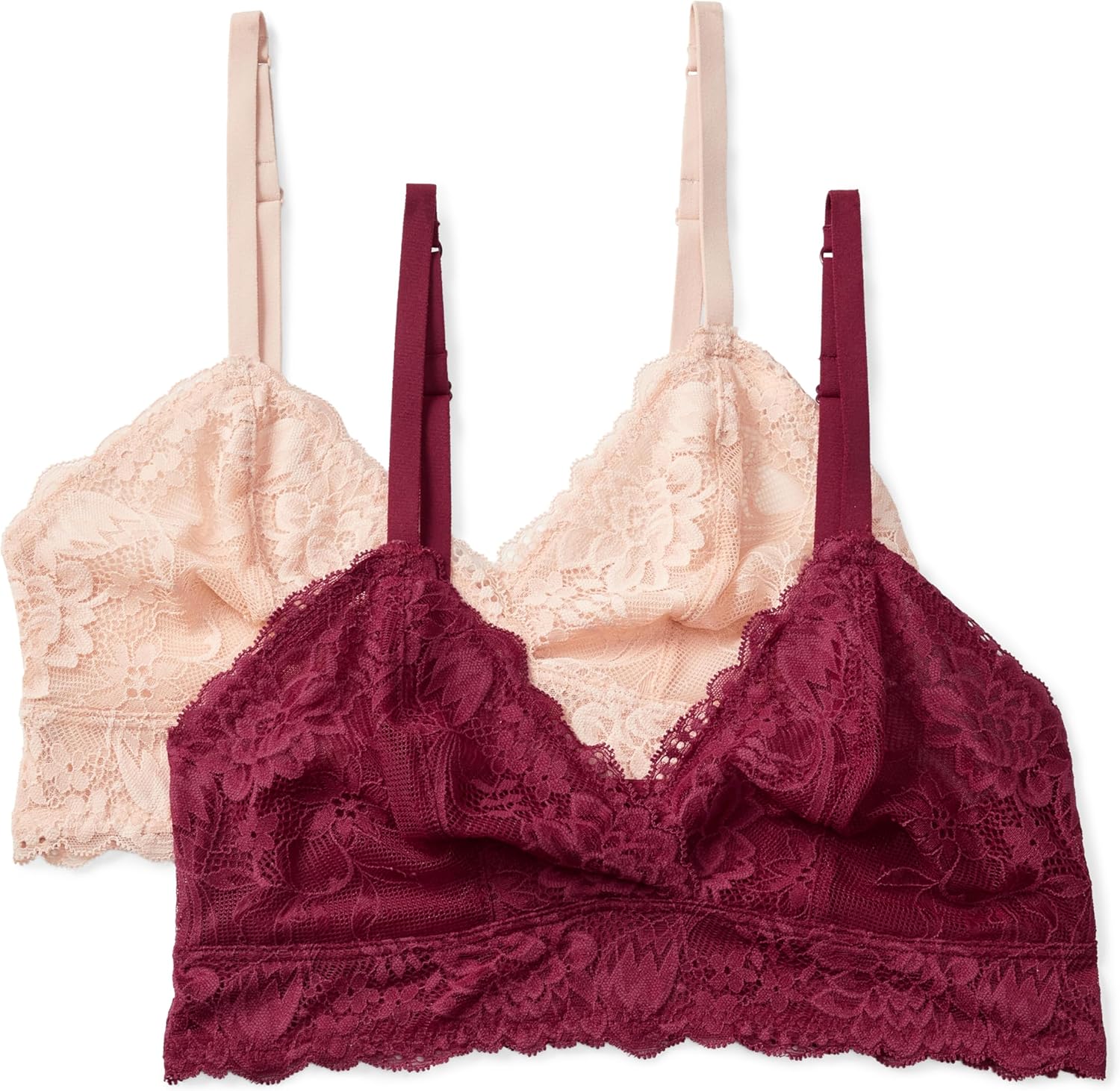 Thumbnail 5 de Amazon Essentials Damen lange Triangel-Bralette mit elastischer Galon-Spitze, ungebügelt und ohne Futter