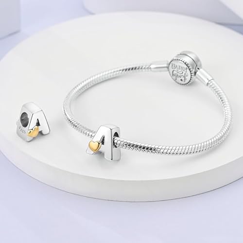 Thumbnail 2 de TINSLO A Alfabeto Charms Abalorios Colgante en plata 925 — compatible con pulseras y collares Pandora