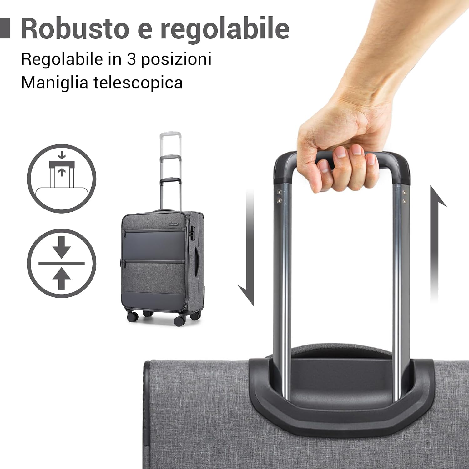 Thumbnail 4 de British Traveller Valigia 28 pollici Rigida