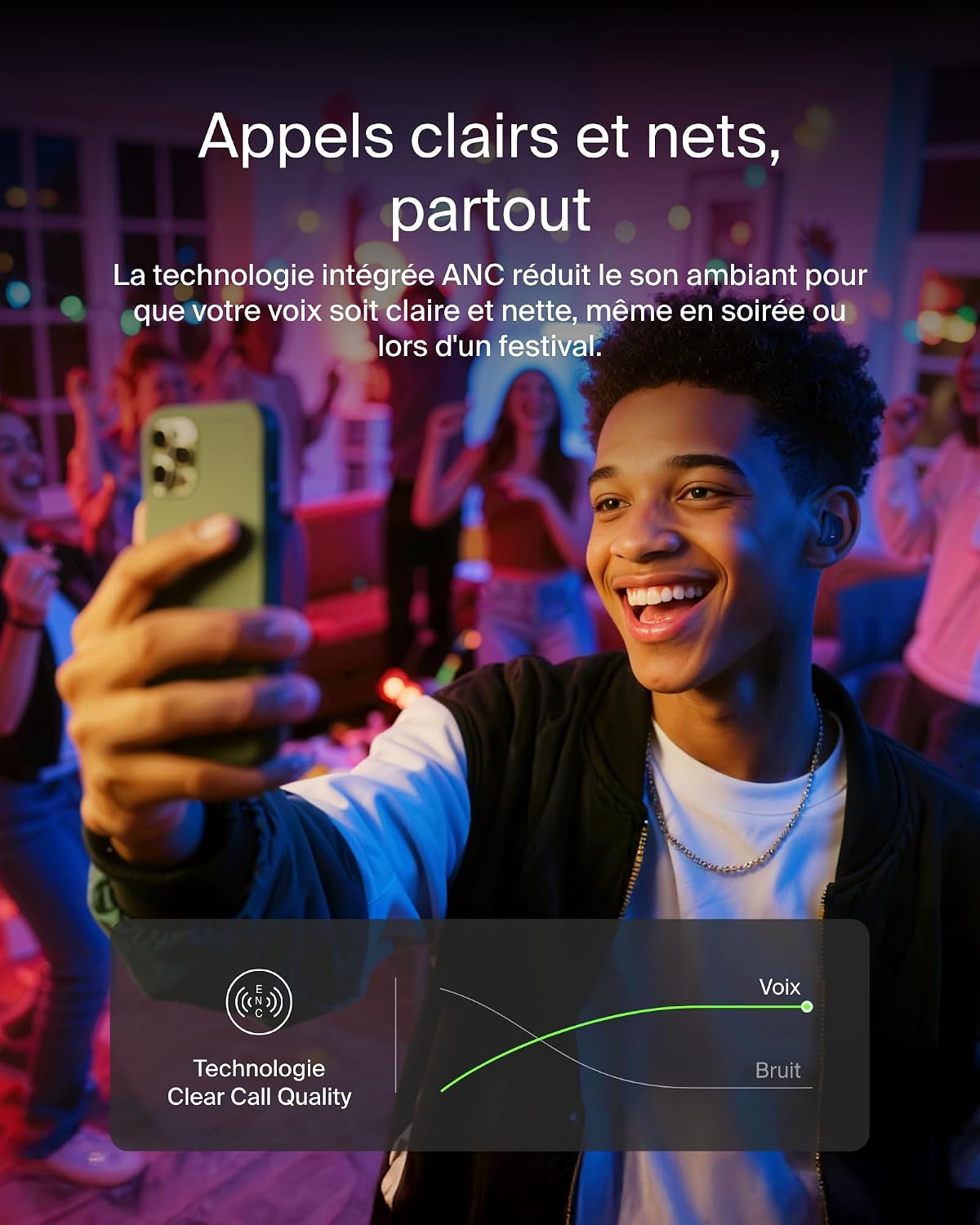 Thumbnail 5 de Belkin SoundForm Anywhere écouteurs 26 h