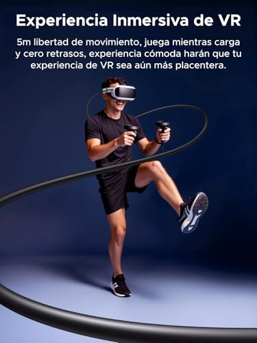 Detalle 2 de UGREEN Cable Link USB 3.0 de 5 m (5 Gbps) para Meta Quest 3/3s y Quest 2/Pro/Steam VR
