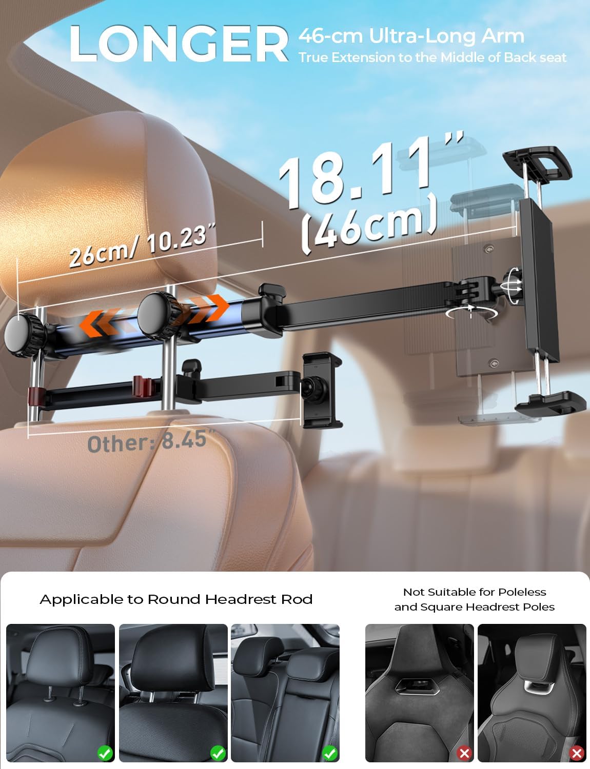 Detalle de TRYONE Tablet Halterung Auto 46 cm