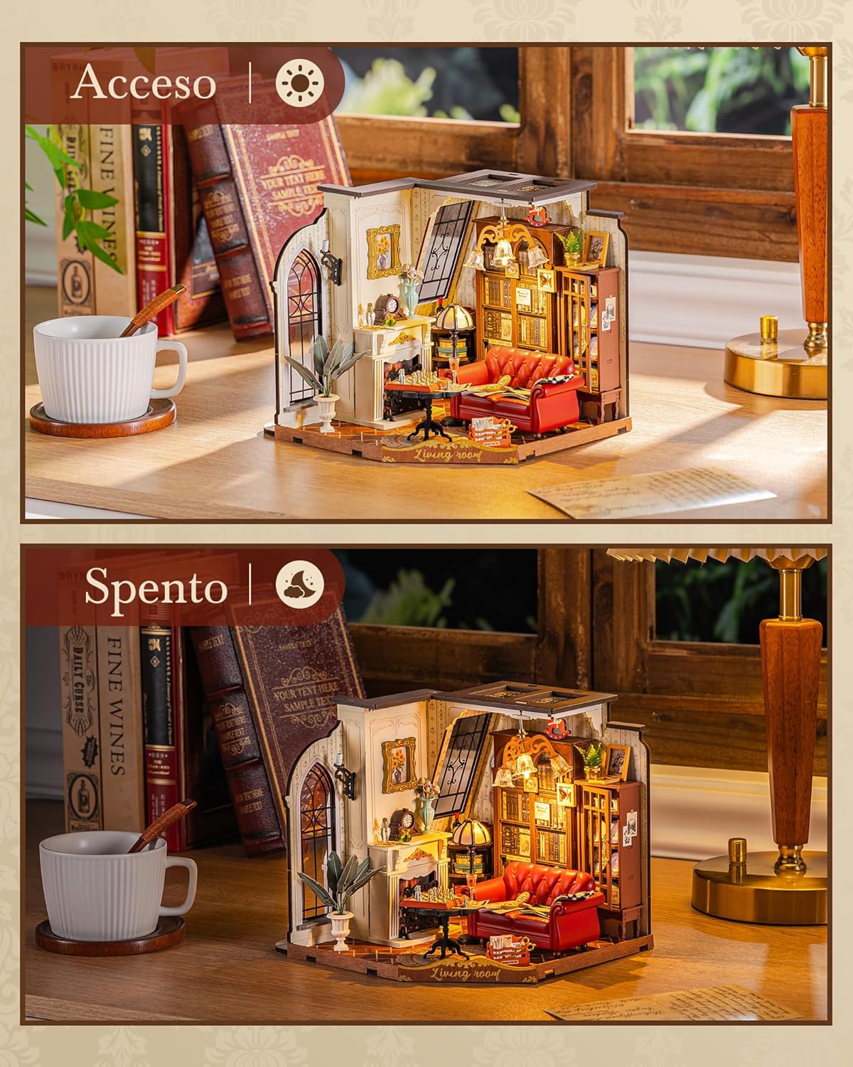 Thumbnail 5 de Rolife Miniature Il salotto di Catherine kit casa 284 pezzi 🧩