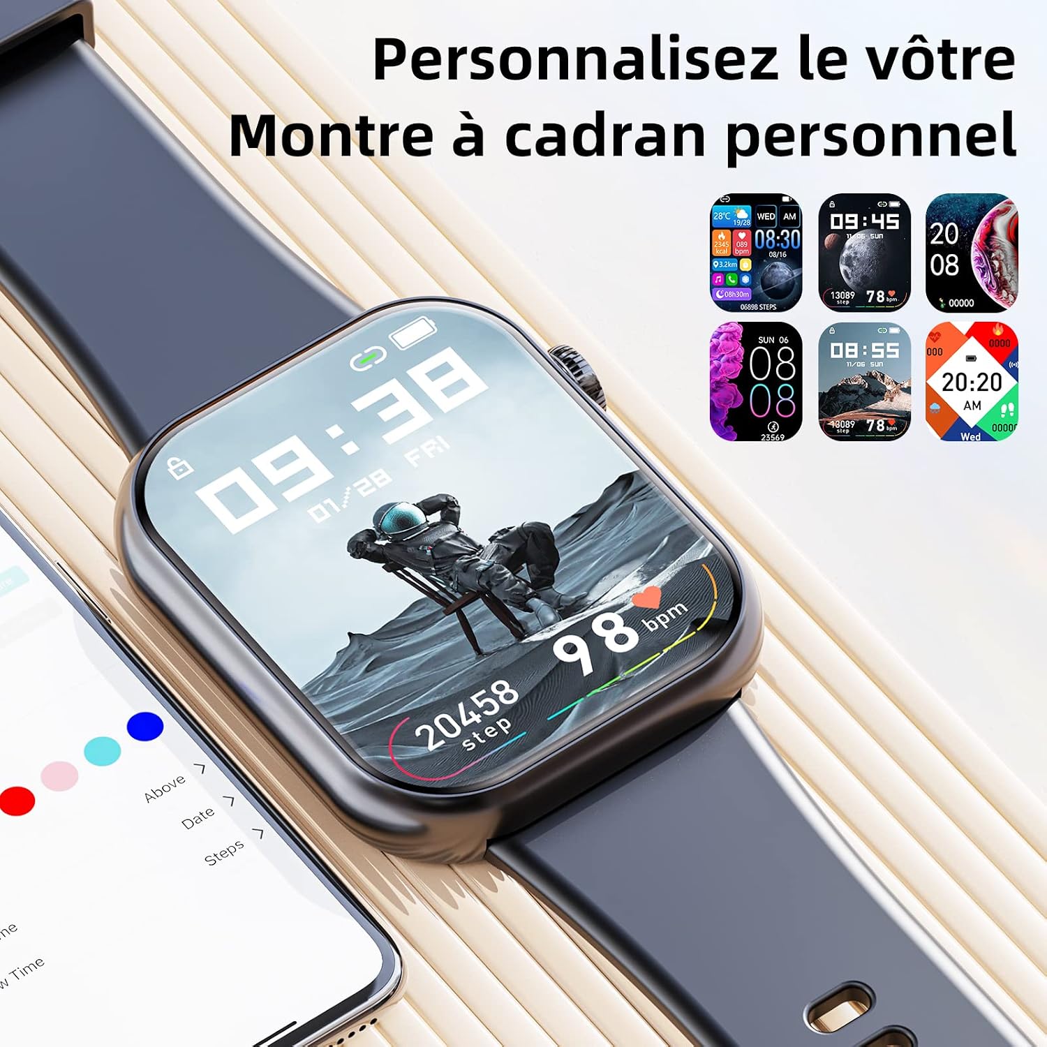 Thumbnail 6 de Montre 1,85" écran tactile pour sport