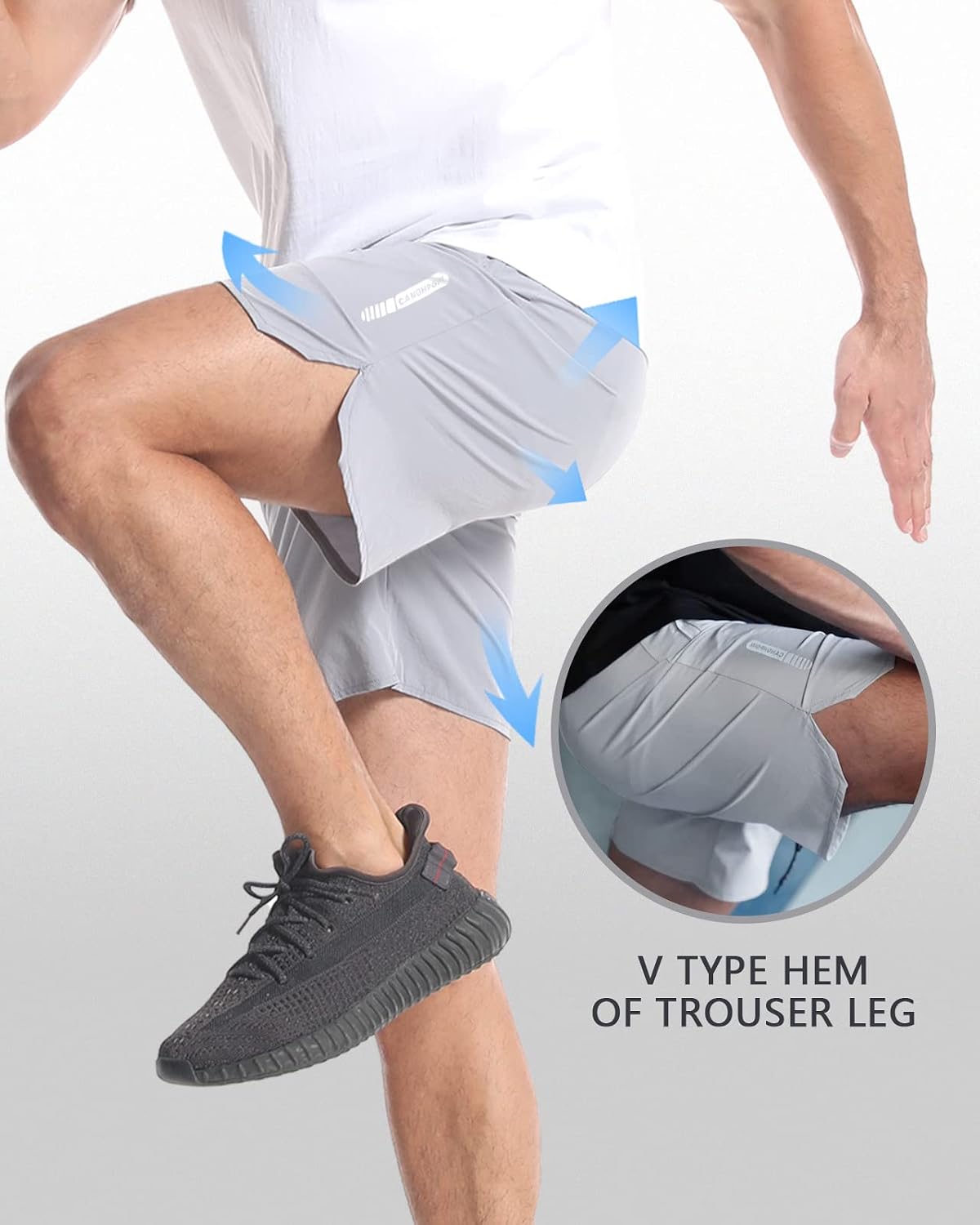 Thumbnail 4 de CANGHPGIN 2-Pack Workout Shorts 7-inch