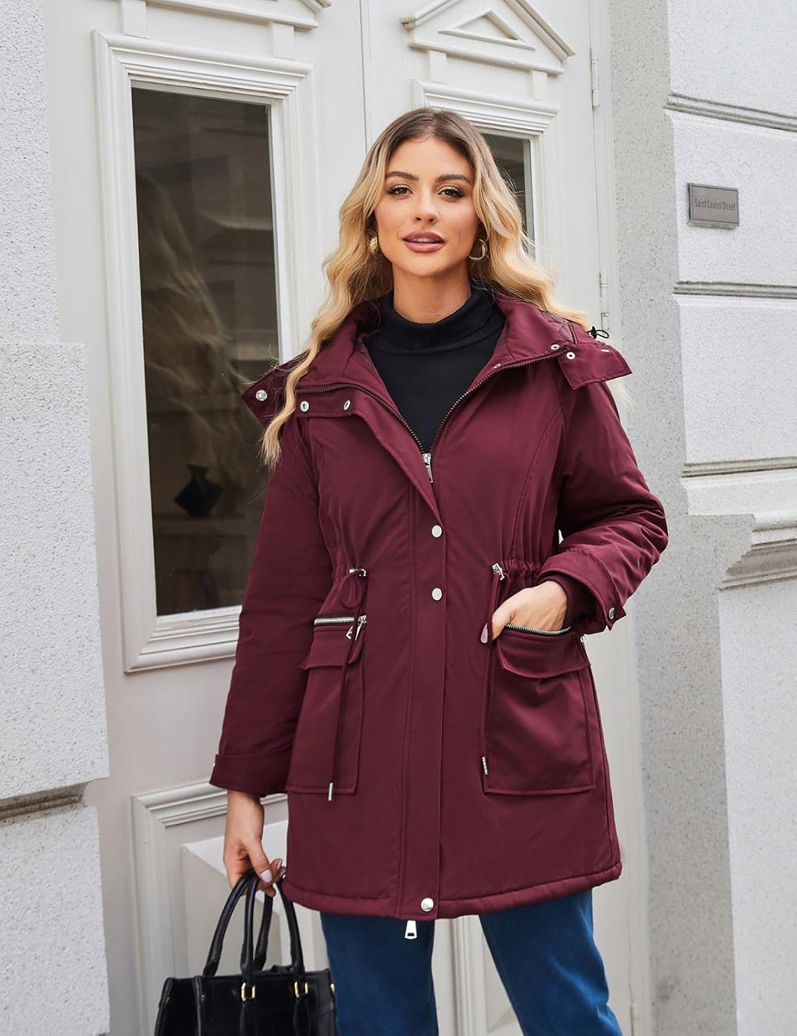 Thumbnail 2 de Maacie Maternity Winter Parka Coat – Waterproof, Warm Puffer Jacket with Hood and Adjustable Waist