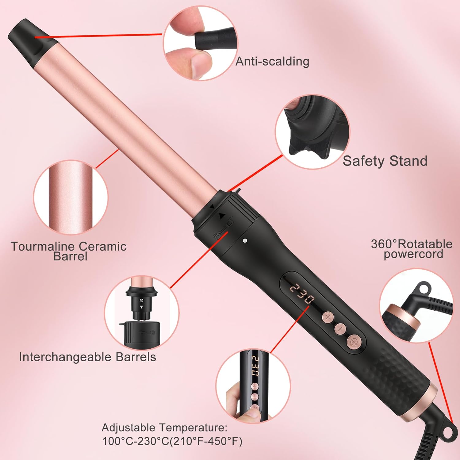 Thumbnail 6 de UNOBEY 3 in 1 Curling Iron 1.25