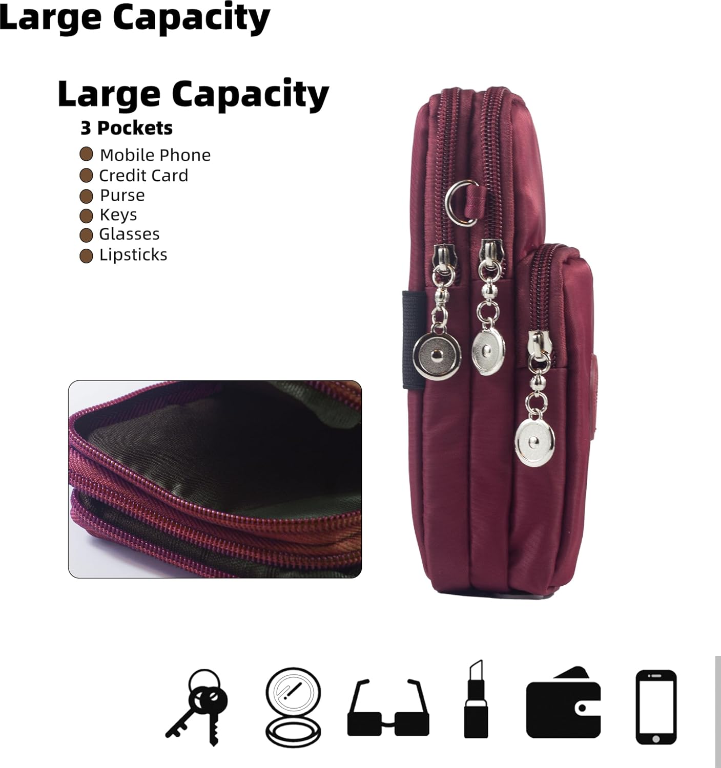 Thumbnail 4 de JANKS Small Crossbody Bag 7.9 inch