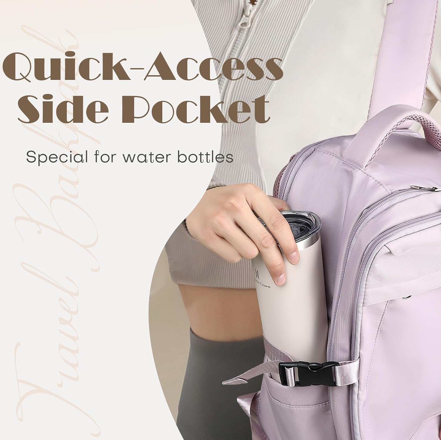 Detalle de Yankony Mochila de Viaje Cabina ✈️ Ryanair 20L Hombre/Mujer