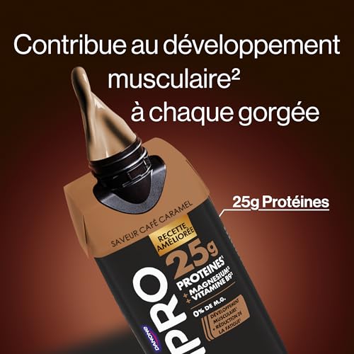 Thumbnail 7 de HiPRO Boisson protéinée goût caramel café – 330 ml, Lot de 8x330 ml