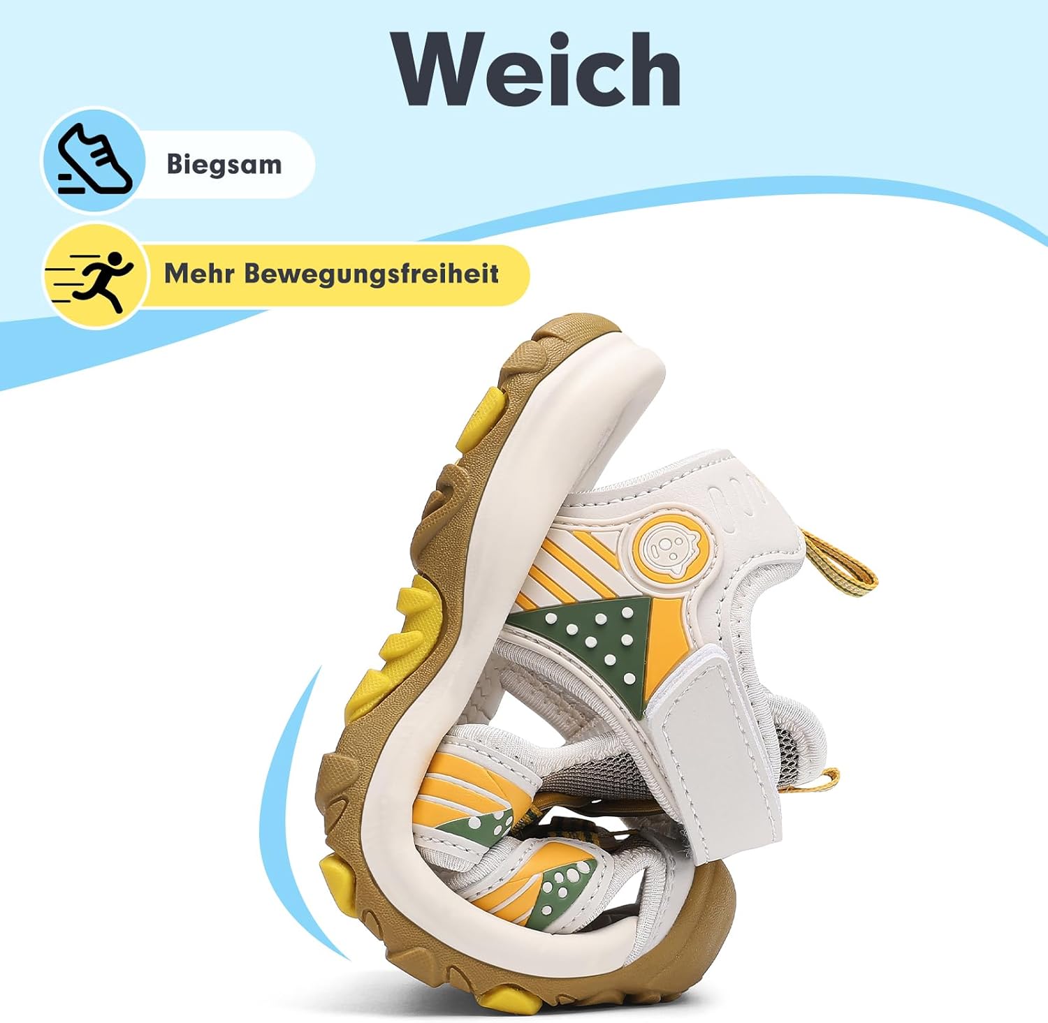 Thumbnail 4 de Mishansha geschlossene Jungen Sandalen – atmungsaktiv, robust und einfach anzuziehen