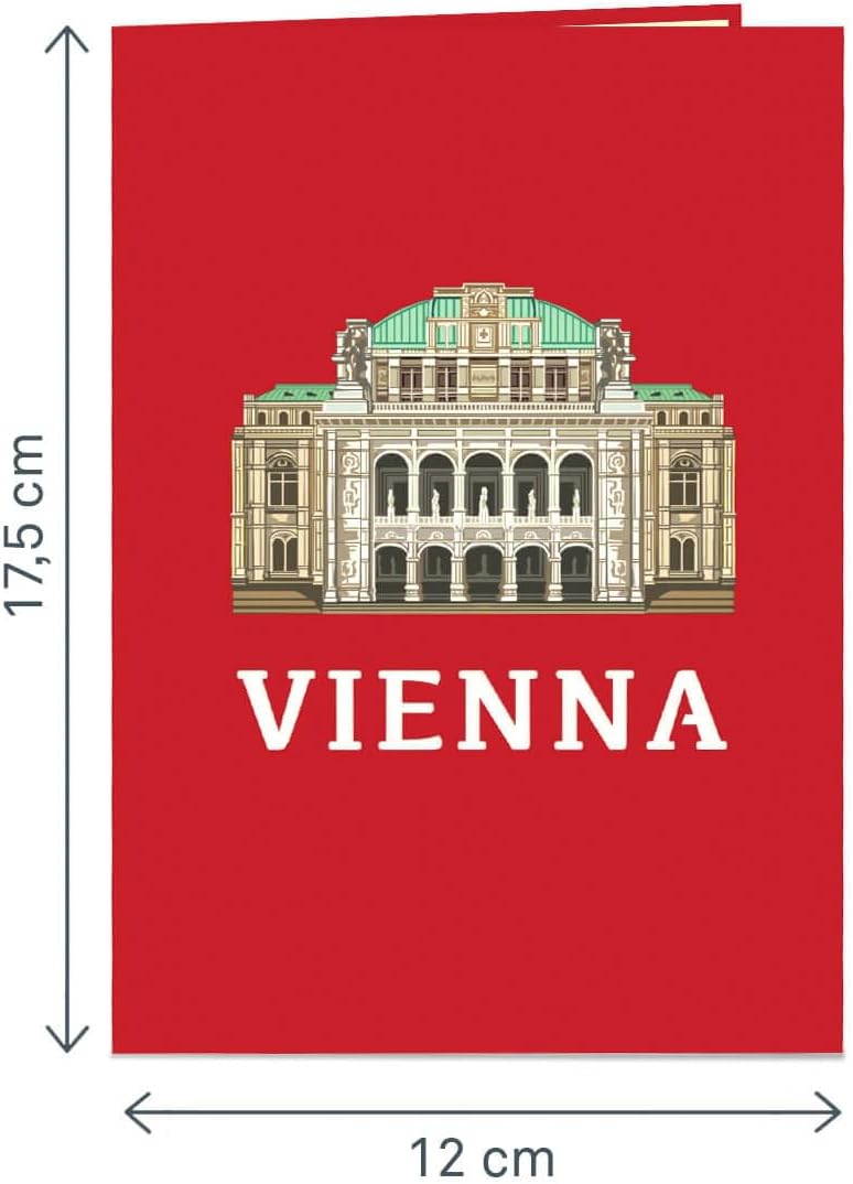 Thumbnail 6 de papercrush® Pop-Up Karte Wien – 3D Geburtstagskarte mit Reisegutschein für Kurzurlaub zu zweit