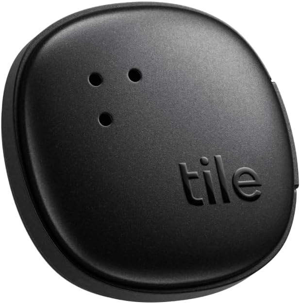 Detalle de Tile by Life360 Sticker (Small Bluetooth Tracker) – Black adhesive tracker for bikes, glasses and more