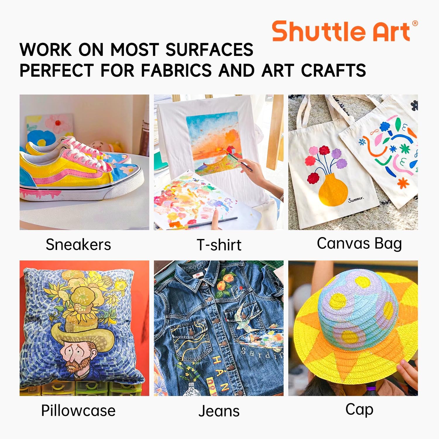 Thumbnail 6 de Shuttle Art Textilfarben Set 30 Farben