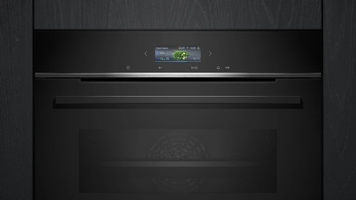 Detalle de Siemens HB774G1B1 Einbaubackofen mit Pyrolyse und Home Connect