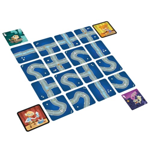 Detalle de Asmodee Cocktail Games No sin mi Gato: juego de mesa de laberintos para 1 a 4 jugadores (a partir de 6 años)