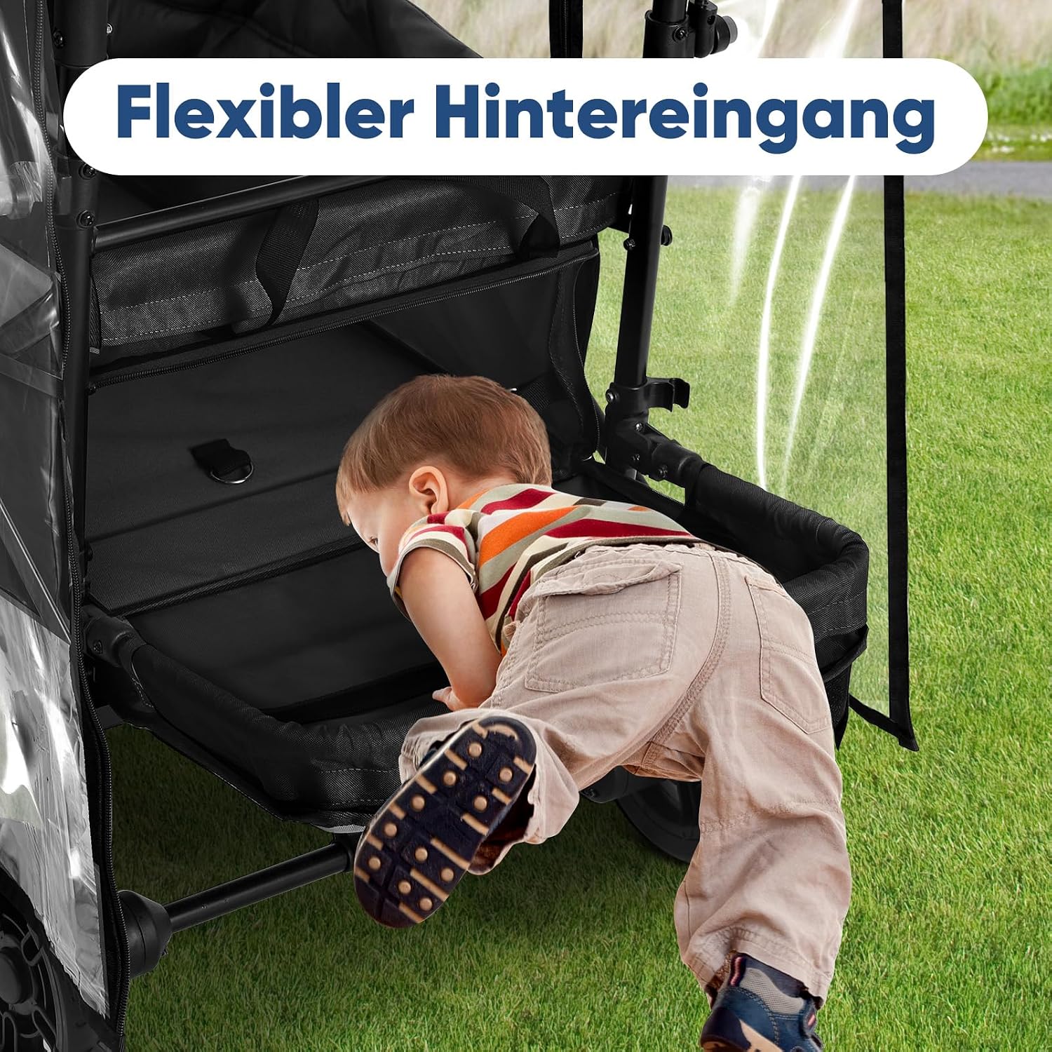 Thumbnail 6 de Sekey Bollerwagen Regenabdeckung 110 x 60