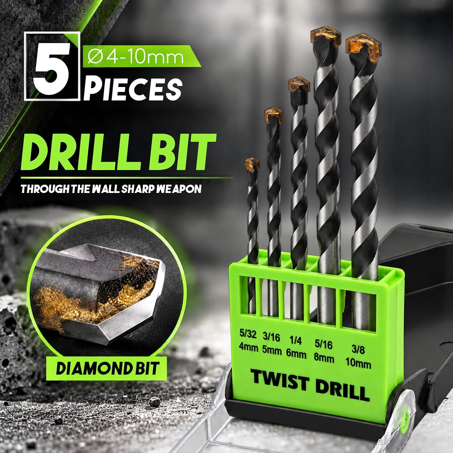 Detalle 2 de GALAX PRO 57325 Corded Hammer Drill, 4.5 A, 1/2-Inch Metal Chuck