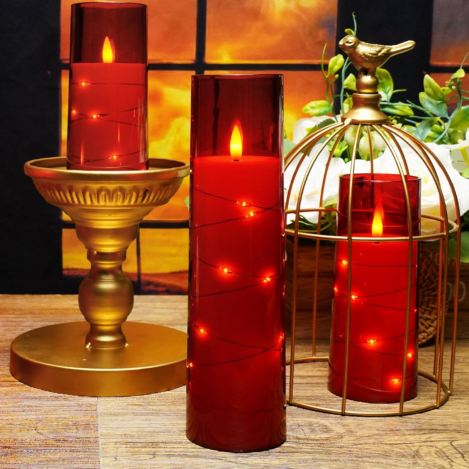 Detalle 2 de kakoya Flameless Candles 5pc for Home 🕯