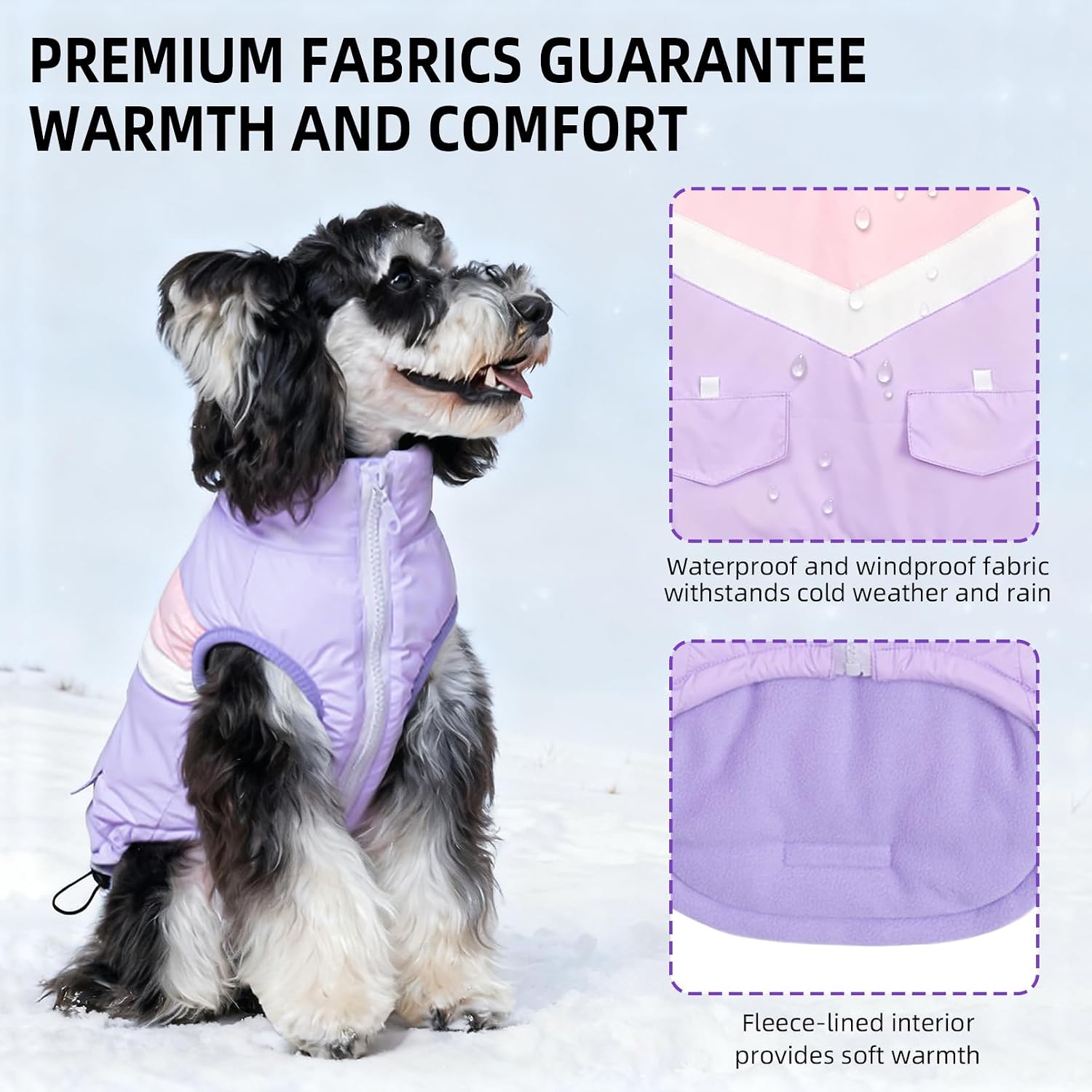 Detalle de Floofelove Dog Winter Jacket, Size L