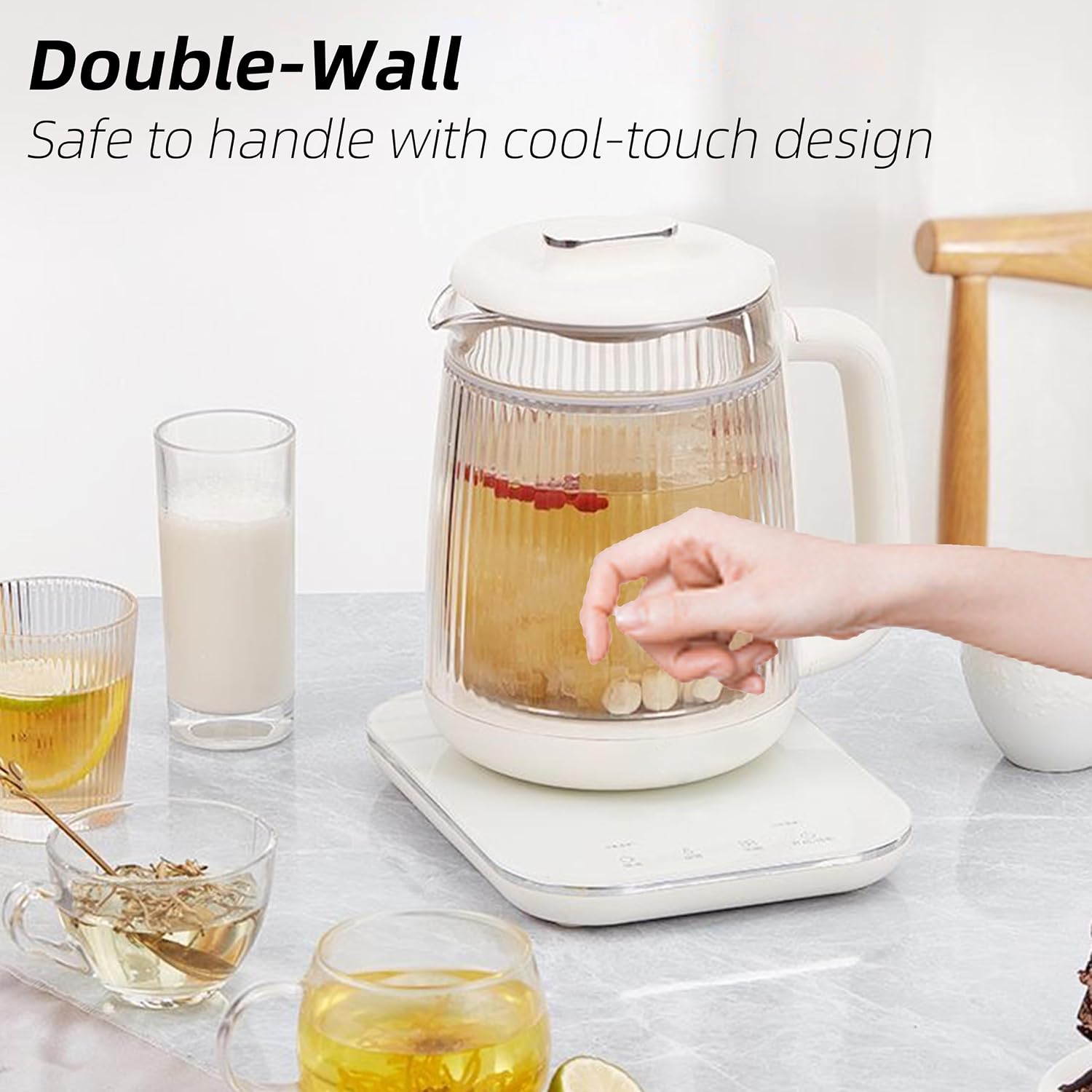 Detalle 2 de HaiiuzHi Health Pot 1.5L electric kettle 🫖