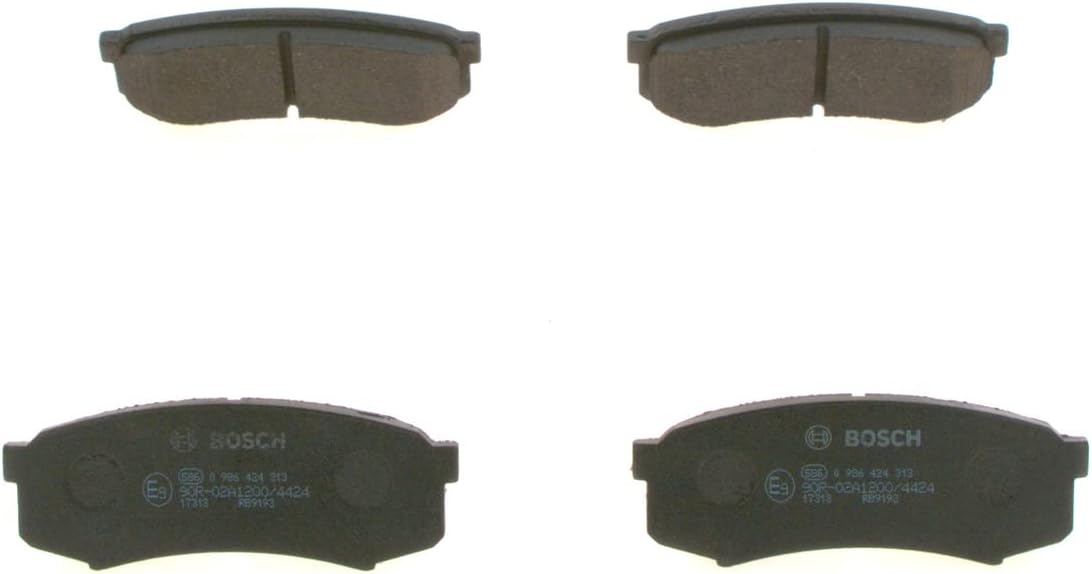 Detalle de Bosch BP152 – Jeu de 4 plaquettes de frein arrière sans cuivre certifiées ECE-R90