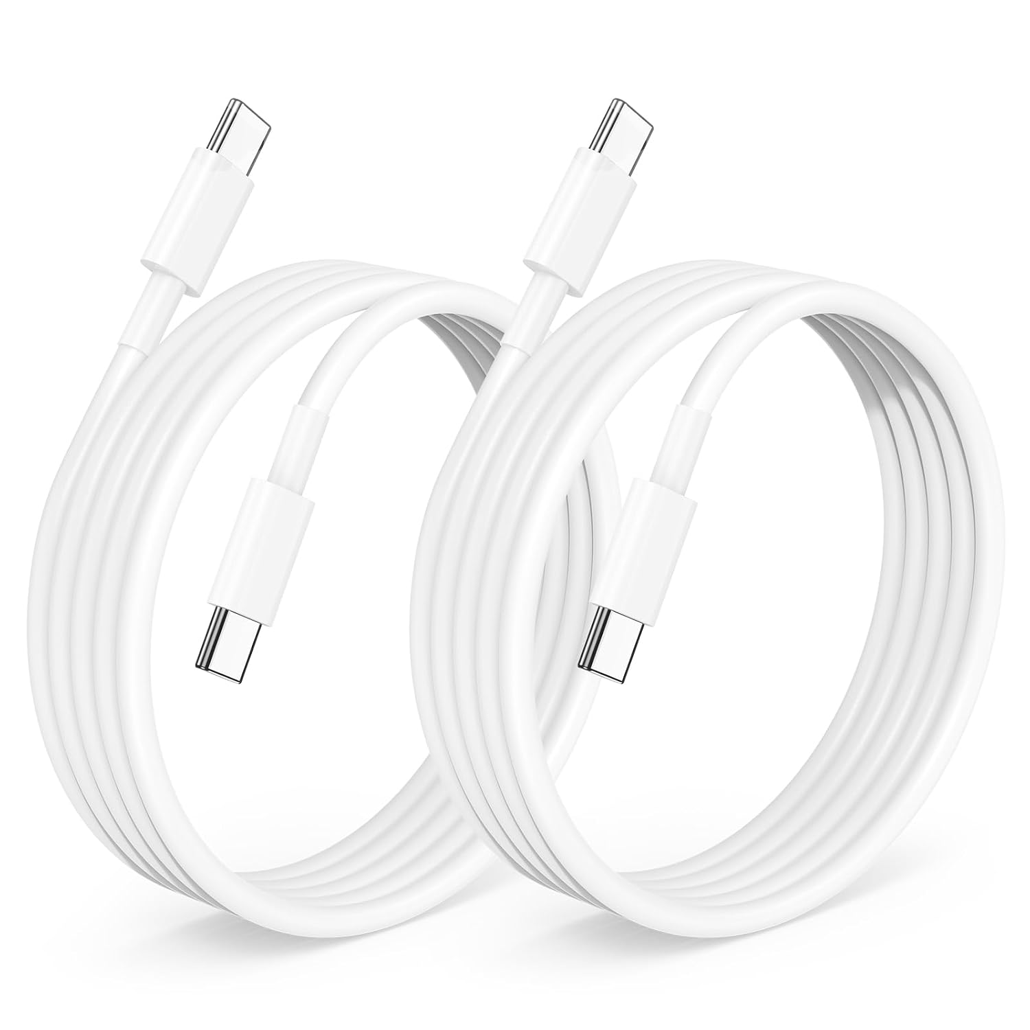 Detalle de USB C to USB C Cable 1M (2-Pack) for iPhone 17/16/15 and More – Fast Charging & Data