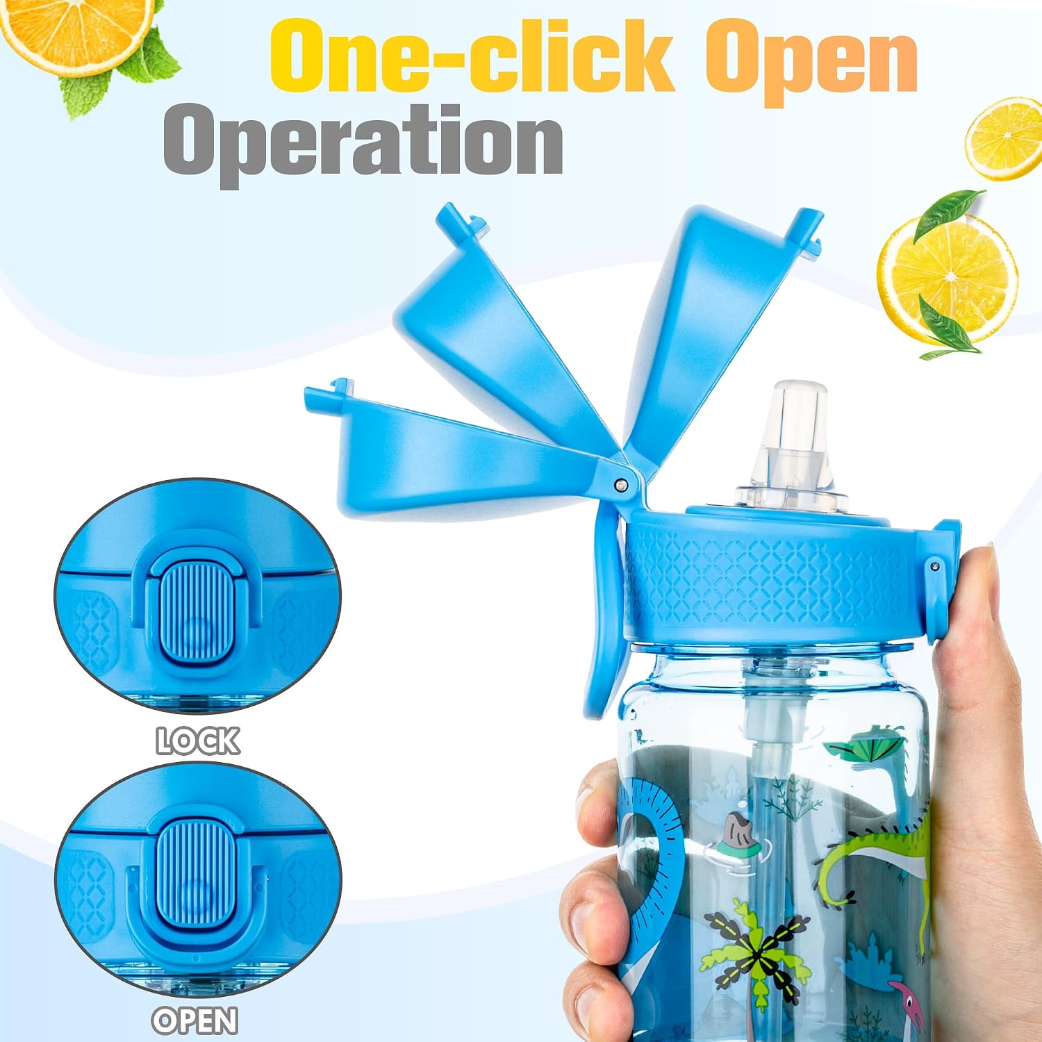Thumbnail 2 de GOPPUS 500ml Clear Tritan Water Bottle