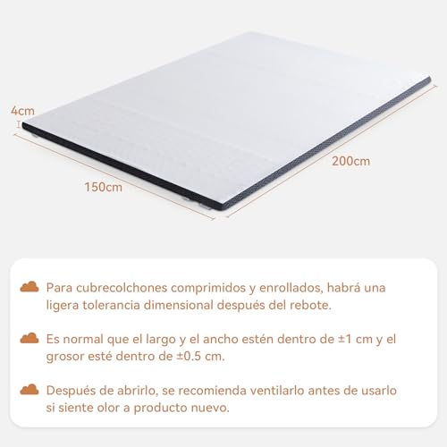 Thumbnail 9 de Amazon Basics Colchón de Espuma Viscoelástica 150x200 cm