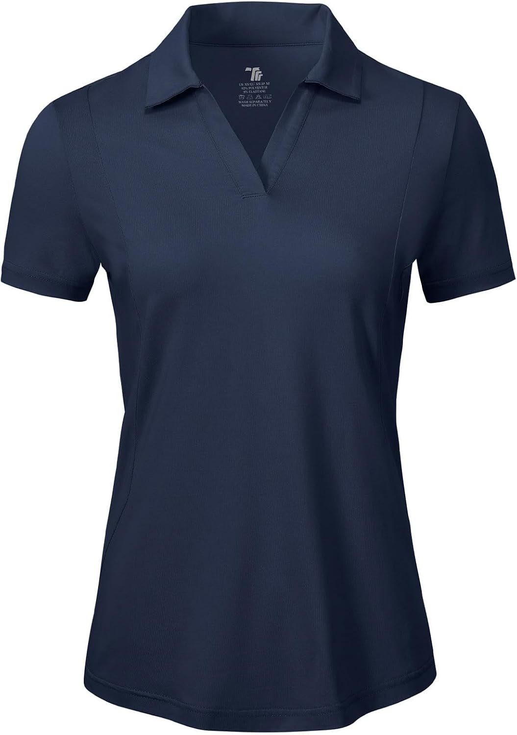 Imagen de BGOWATU Women's Short Sleeve Golf Tennis Polo Shirt with UV Protection (V-Neck Collared) en OfertitasTOP