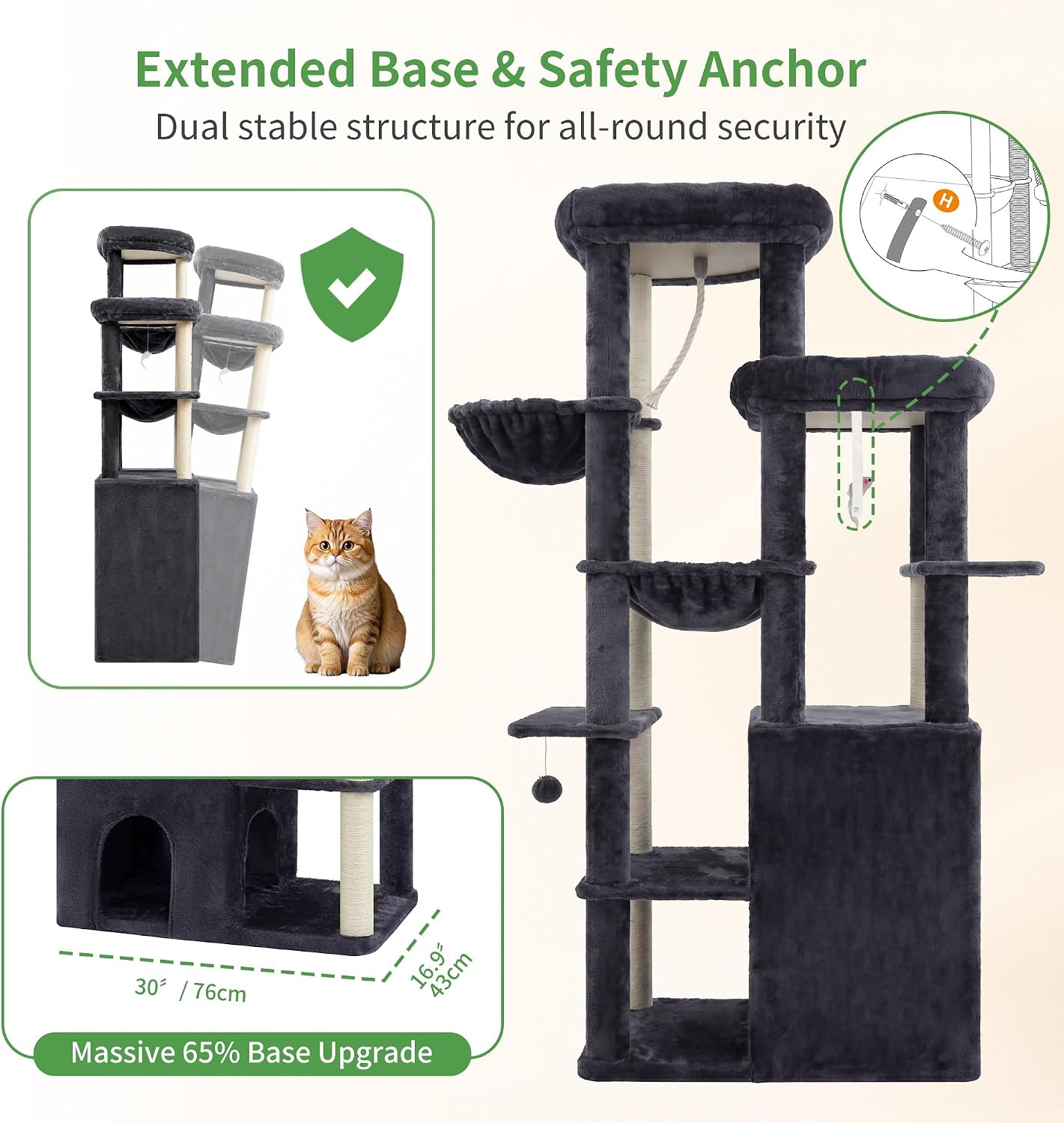 Thumbnail 6 de Heybly Cat Tree HCT065G