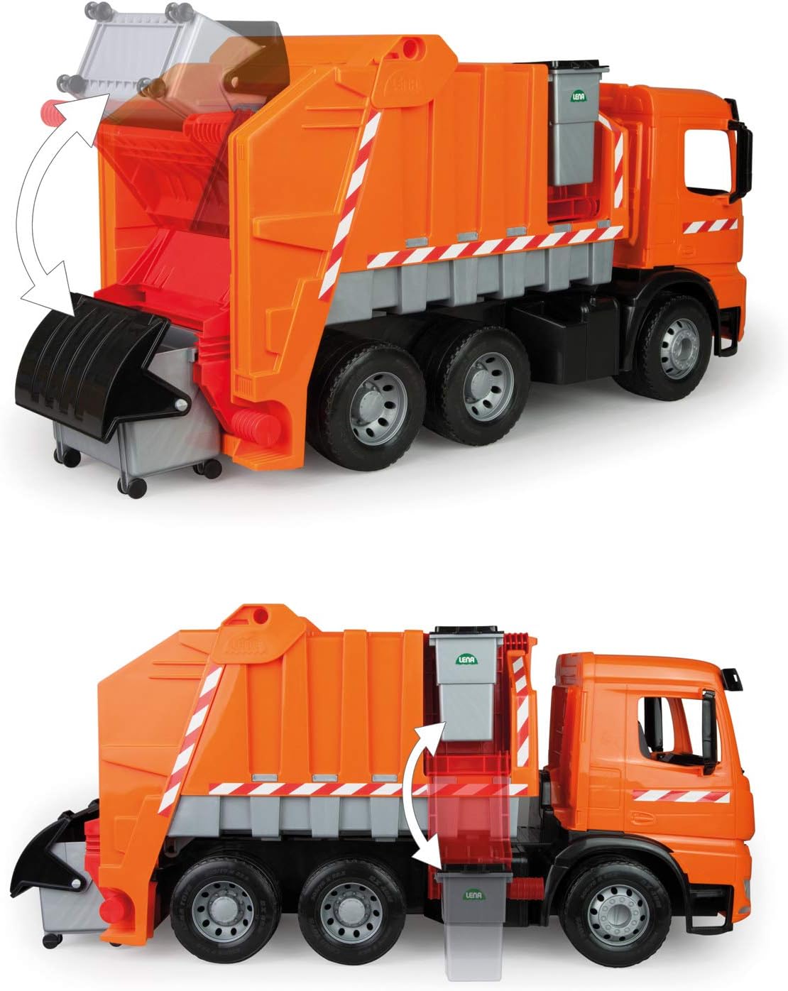 Detalle de LENA Giga Trucks Mercedes-Benz Arocs Immondizia: camion per 3+ anni in plastica resistente