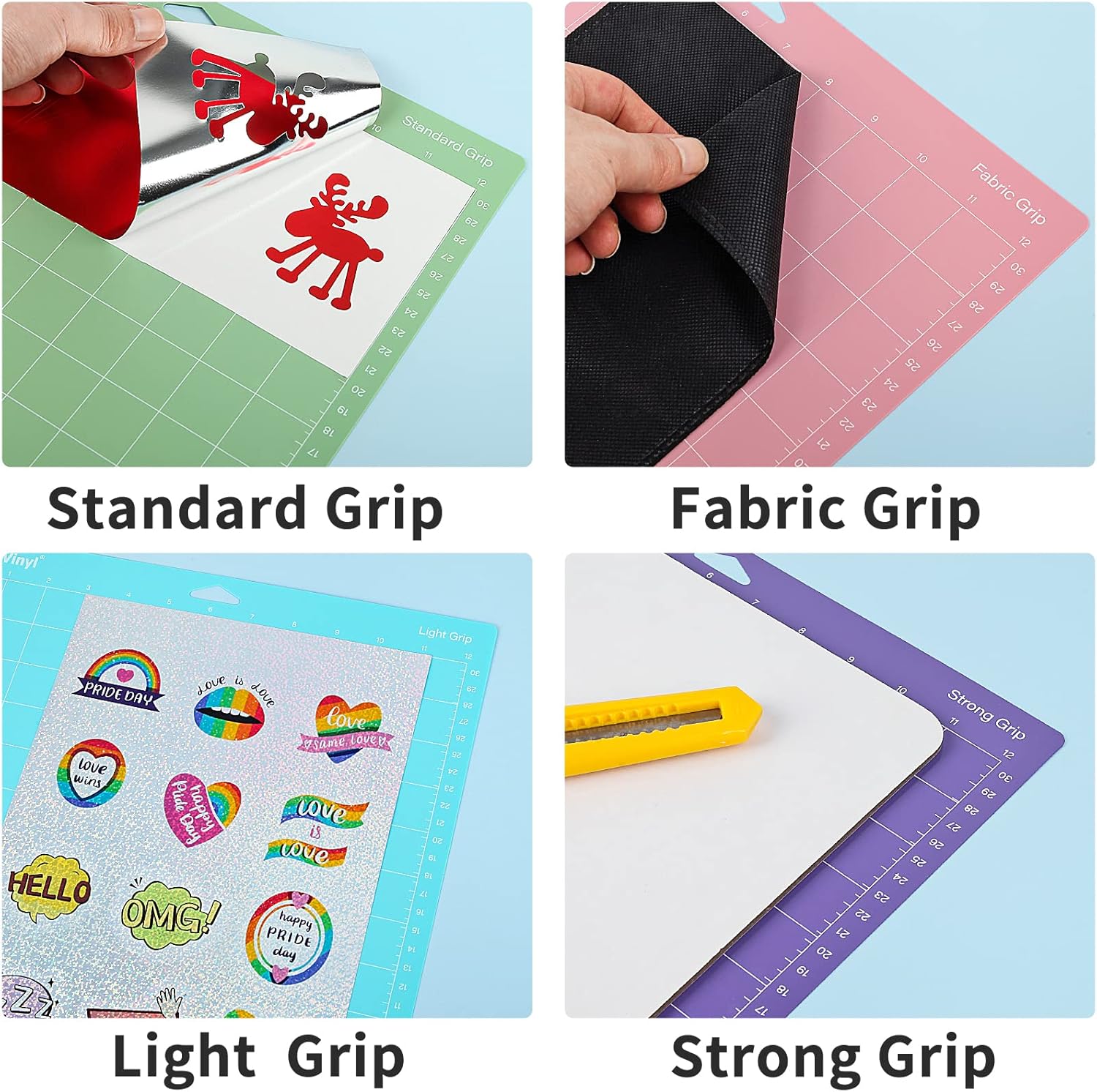 Thumbnail 4 de Cricut Schneidematte Lya Vinyl 8er Set Variety 12x12 đ