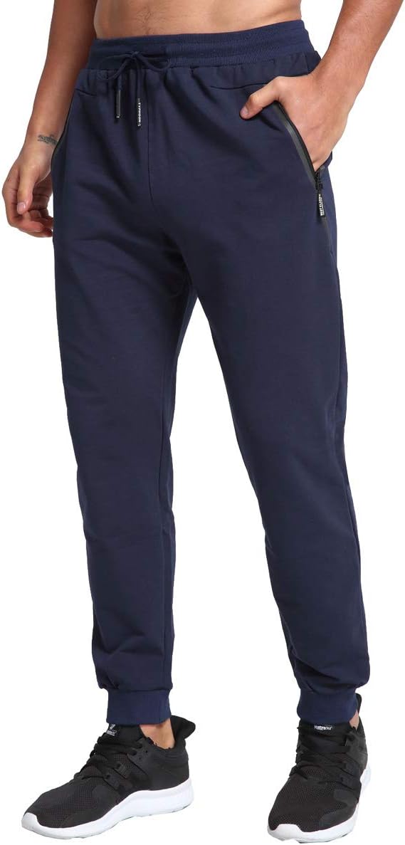 Thumbnail 1 de JustSun joggingbroek voor heren van katoen met stretchstof en ritszakken